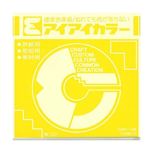 ●【枚数】100枚●【仕様】ぬれても色が落ちない●【用途】折紙用・貼絵用・教材用●【本体サイズ】15×15cm※色見本は現物と若干異なる場合がございます。鮮やかで美しい発色。寸法／15cm角四六判換算／45kg坪量／62g/m（2）紙厚／約...