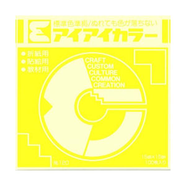 ●【枚数】100枚●【仕様】ぬれても色が落ちない●【用途】折紙用・貼絵用・教材用●【本体サイズ】15×15cm※色見本は現物と若干異なる場合がございます。鮮やかで美しい発色。寸法／15cm角四六判換算／45kg坪量／62g/m（2）紙厚／約...