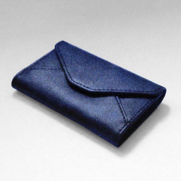 （まとめ買い）コレクト カードホルダー アコーディオン式 本革調 7ポケット カード約20枚収納 紺 CP-607V-BL 〔3個セット〕 【北海道・沖縄・離島配送不可】 コレクト カードホルダー アコーディオン式 本革調 7ポケット カード約