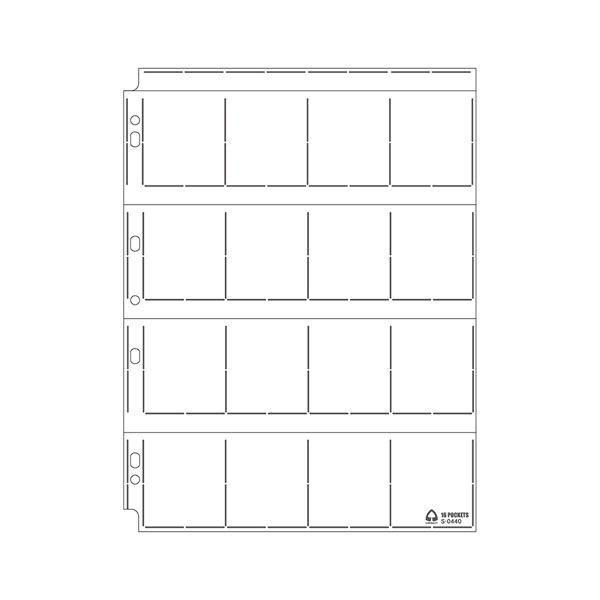 コレクト バインダー用ポケットリーフ コレクションポケット A4-L 16