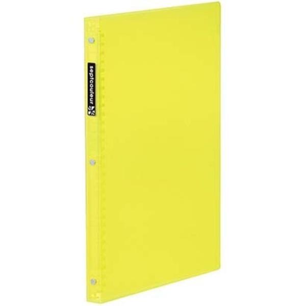 （まとめ買い）マルマン A4ファイルノートセプトクルール イエロー F481B-04 00498630 〔5冊セット〕