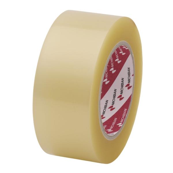 （まとめ買い）ニチバン カートンテープ No.640-PF 透明 幅50mm×100m巻 640PF-50X100 〔×10〕