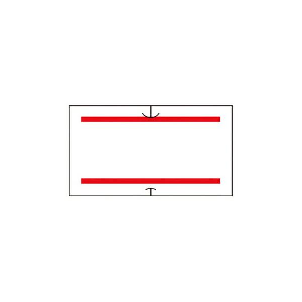 【商品説明】　ハンドラベラーSPラベル　　【詳細】　・入数：10巻 　・仕様：赤二本線　・１巻入数：１０００片　・１片寸法：縦１２×横２１．６ｍｍ