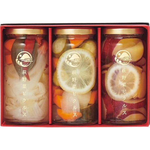 萩で採れた様々な旬の野菜の詰め合わせた３種類の味が楽しめるピクルスセット。　　【商品内容】●萩野菜ピクルス和風味、萩野菜ピクルス洋風味、サツマイモとバニラビーンズ各７０ｇ×各１　※季節外の場合、国産野菜を使用する場合がございます。　【原産国...