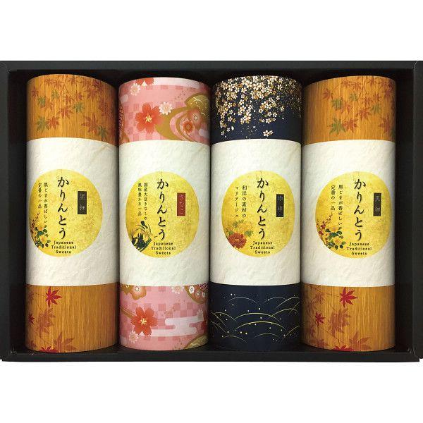 昔ながらの懐かしく優しい甘さのかりんとう　伝統の技でじっくり丁寧に丹精込めた一品　　【商品内容】●黒かりんとう５０ｇ×２、きなこかりんとう・珈琲かりんとう各５０ｇ×各１　【原産国】日本　【箱サイズ】29.5×21×6.5cm　【箱入重量】5...