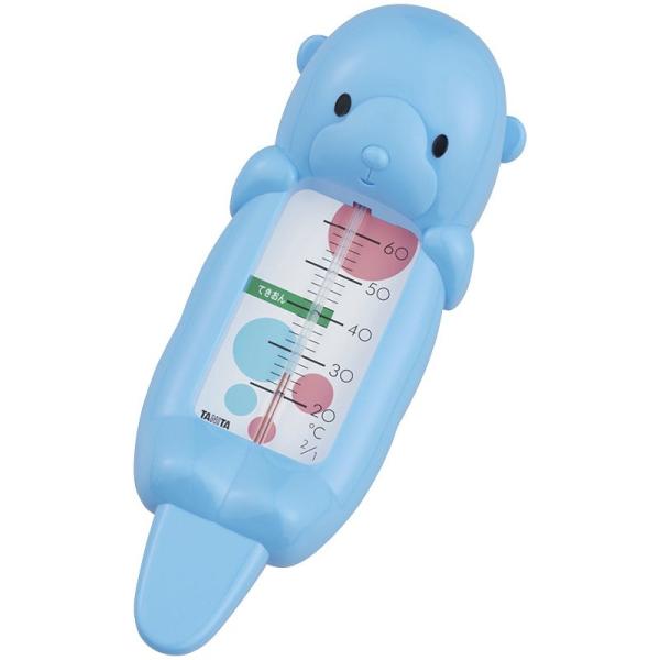 お風呂に浮かせて使うかわいい湯温計　　・赤ちゃんの入浴時に必需品。　・お風呂に浮かせて使える可愛い湯温計。　　【商品サイズ】17×6.2×4.5cm　【箱サイズ】6.5×4×23cm　【箱入重量】0.09kg　【材質】PS　【原産国】中国　...