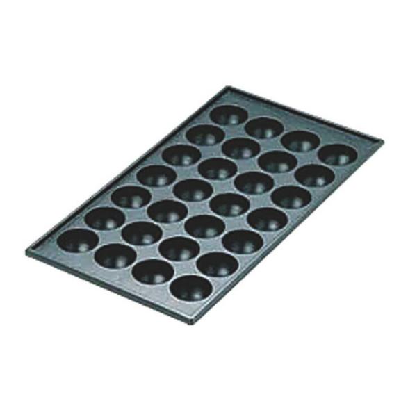 本格的鉄鋳物製たこ焼き鍋<br><br>規格:28穴<br>縦×横/穴径×深さ:345×190mm/φ40×23mm<br>材質:鉄鋳物<br><br>※画像は代表画像...