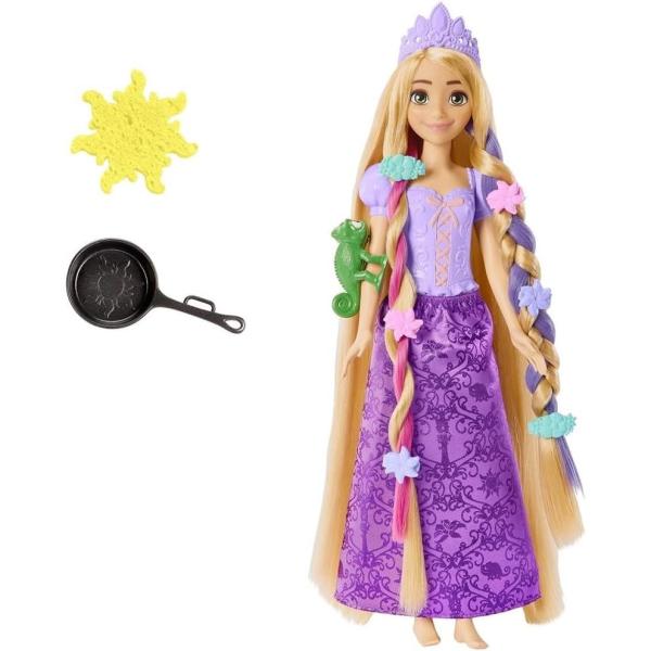 マテル ディズニー ディズニープリンセス ラプンツェル(ヘアアレンジセット) 着せ替え人形 ドール、アクセサリーセット HLW18