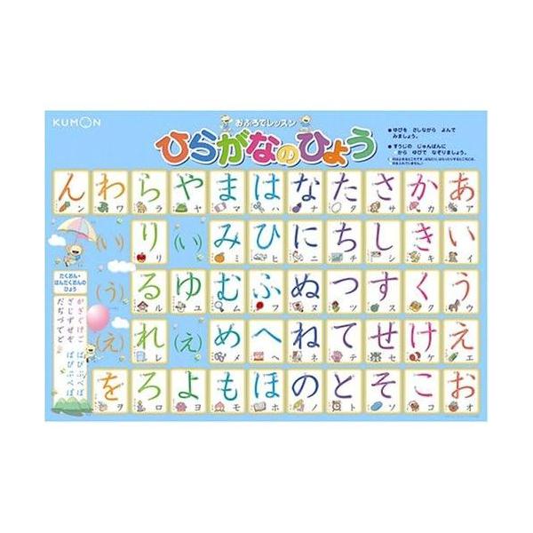 くもん出版 おふろでレッスン ひらがなのひょう OL-21 2歳以上