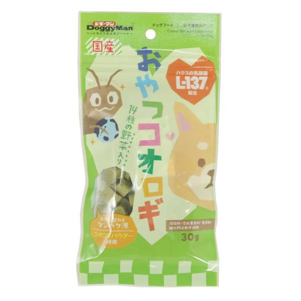 ドギーマン おやつコオロギ 14種の野菜入り 犬用おやつ