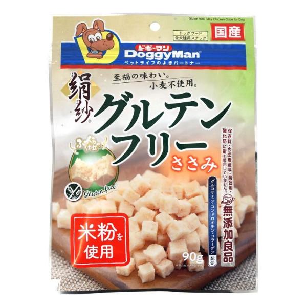 まとめ買い）ドギーマン 絹紗 グルテンフリー ささみ 90g 犬用おやつ