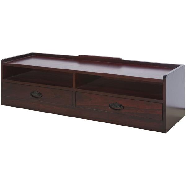 和室での枕元の近くに置き、目覚まし時計・本・めがね・携帯電話などをすっきり収納できます。移動に便利な隠しキャスター付。●製品コード：KK-027●商品サイズ：幅1000ｘ奥行290ｘ高さ300cm●重量：約12kg●材質：桐材（ラッカー塗装...