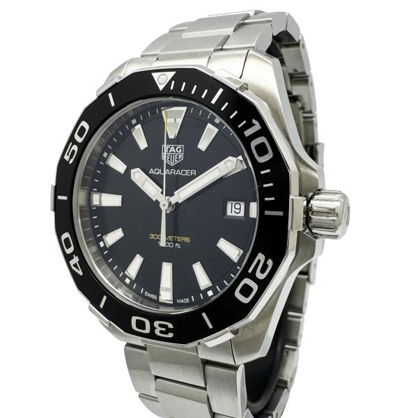 タグホイヤー アクアレーサー WAY111A. BA0928 /tagheuer アクアレーサー タグホイヤー デイト クォーツ メンズ 黒文字盤