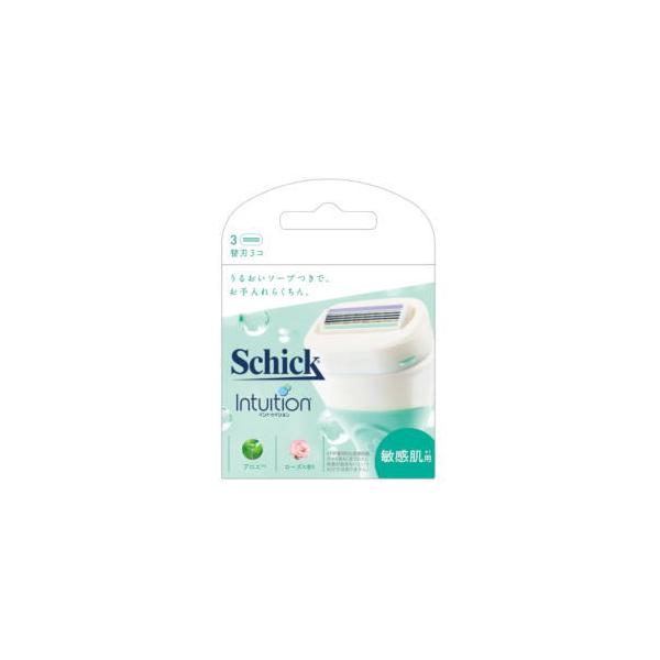 schick（シック） イントゥイション 敏感肌用 替刃（3コ入） : キリン
