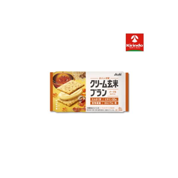 アサヒグループ食品 クリーム玄米ブラン メープル 4枚(2枚×2個包装)×1個 栄養調整食品 軽減税率対象商品