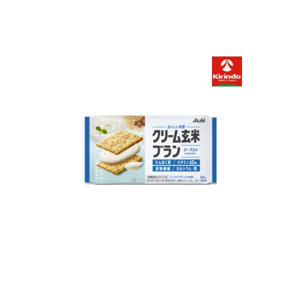 アサヒグループ食品 クリーム玄米ブラン クリーム玄米ブラン ヨーグルト4枚(2枚×2個包装)×1個 栄養調整食品 軽減税率対象商品