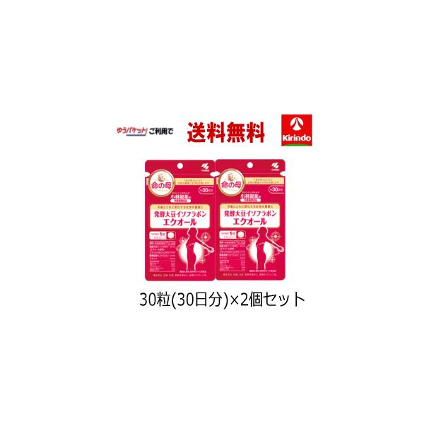 ゆうパケットで送料無料 2個セット 小林製薬 発酵大豆