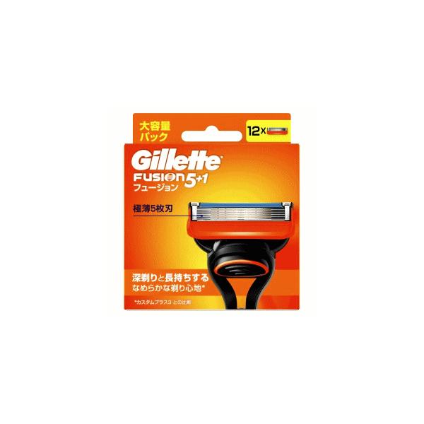 P&G 送料無料 ジレット フュージョン 替刃 12個入 : キリン堂通販SHOP
