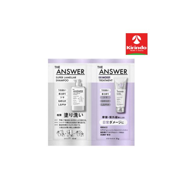 花王 THE ANSWER DAILY ピロー 28g デイリーダメージトリートメント ×1個 ジアンサー ジ・アンサー デイリーピロー お試し サシェ