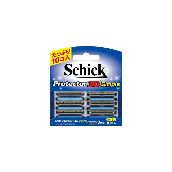 schick（シック） シック・ジャパン プロテクター3D シンプル 替刃 10
