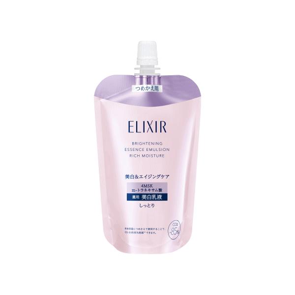 資生堂 エリクシール ホワイト ブライトニング エマルジョン しっとりタイプ ｃａ（つめかえ用）110ｍL×1個【医薬部外品】