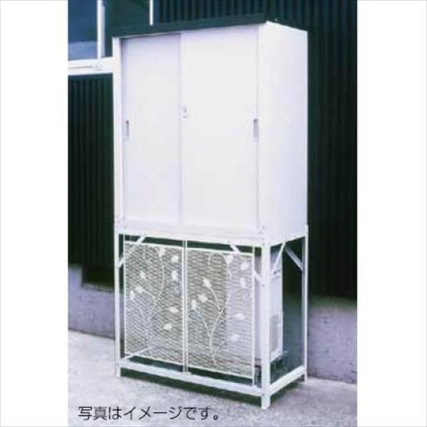 これからの時期に！グリーンライフ　室外機カバー グリーンライフ エアコン室外機カバー：AC-78MM＋収納庫：HS-83セット