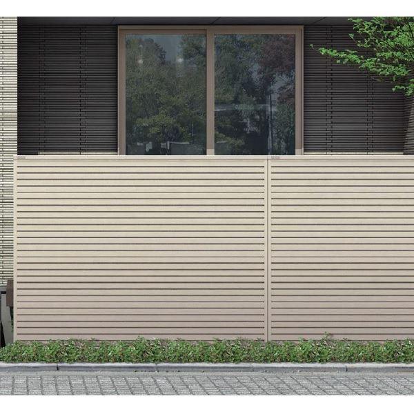 YKK シンプレオ スクリーンフェンスYM1S型 単体セット(本体+柱+中桟+