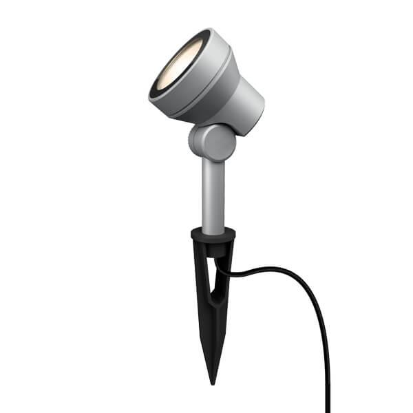 タカショー ガーデンアップライト ミオ 3.6W #79560400 HBB-D111S シルバーマット／電球色