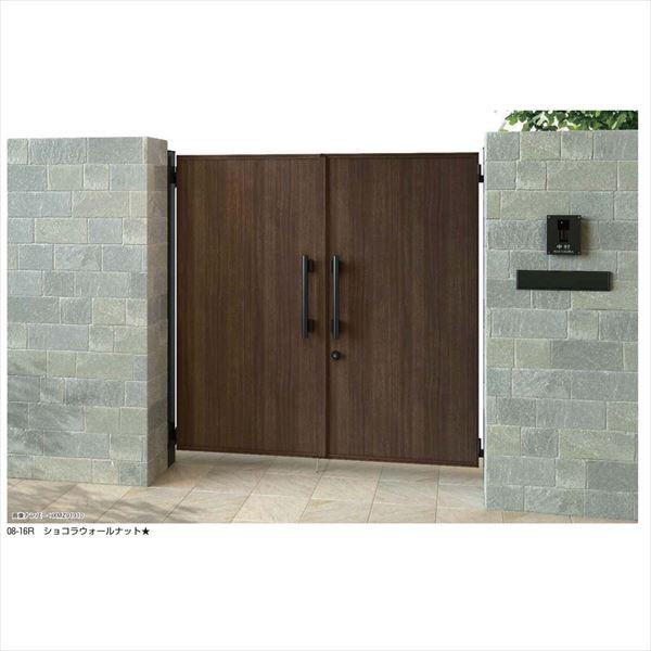 YKKAP エクスティアラ門扉シリーズ 5型 両開きセット 門柱仕様