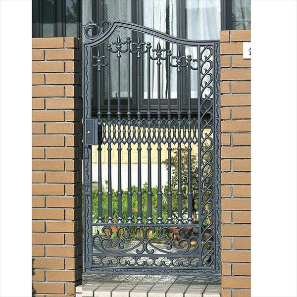 三協アルミ 門扉 レガンス1型 片開きセット 門柱タイプ 0814 シルバー