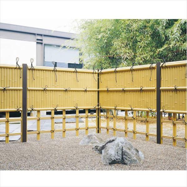 三協アルミ 樹脂竹垣 紗更 建仁寺垣+四ツ目垣 独立施工タイプ(間仕切 