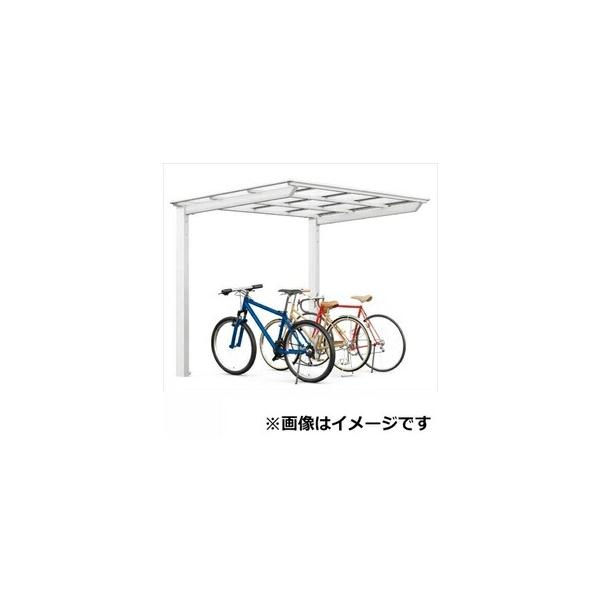 リクシル ネスカF ミニ 基本 18-29型 ロング柱（H25） 熱線吸収ポリカーボネート屋根  『自転車置場 サイクルポート 自転車屋根』