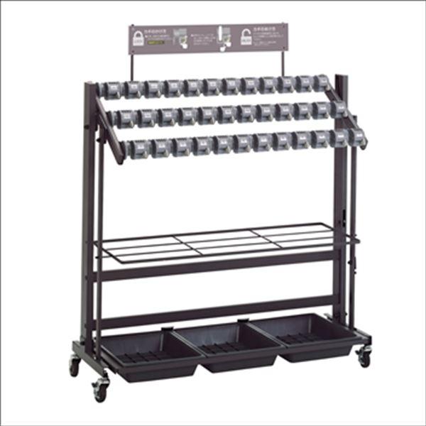 テラモト ロック式傘立 キーレス傘立トレス（折りたたみ式） 36本収納