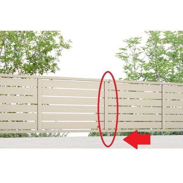 フェンス 目隠し LIXIL フェンスAB YS3型 T-12 柱 H1200 高さ120cm