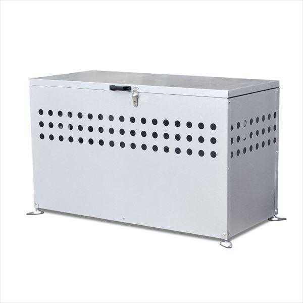メタルテック ガルバ鋼板製 ふた付 ダストボックス DST-1100 300L 『ゴミ袋（45L）集積目安 6袋、世帯数目安 3世帯』 『ダストボック