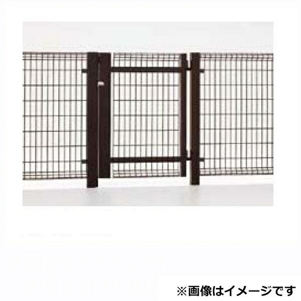 カナリア門 リクシル TOEX ハイグリッド門扉NF8型 柱使用 08-10 片開き 打掛け錠