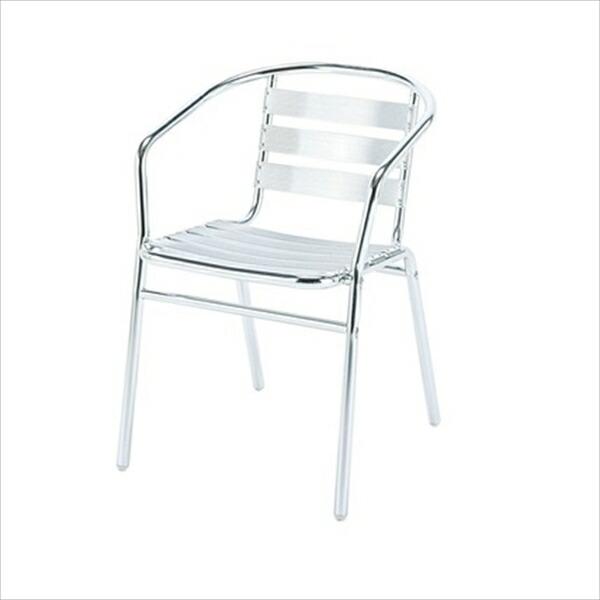 アームチェア テラモト アルミアームチェア AL-53AC スタッキングタイプ ＃MZ-600