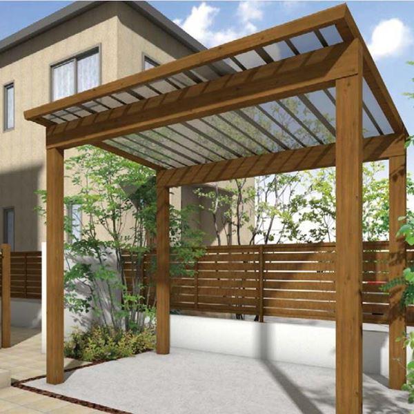 サイクルポート タカショー スノースタイル ミニ ポリカ屋根使用 クリアマット ロング柱 H25 2990 2498 サビに強いアルミ製 家 エクステリアのキロyahoo 店 通販 Yahoo ショッピング