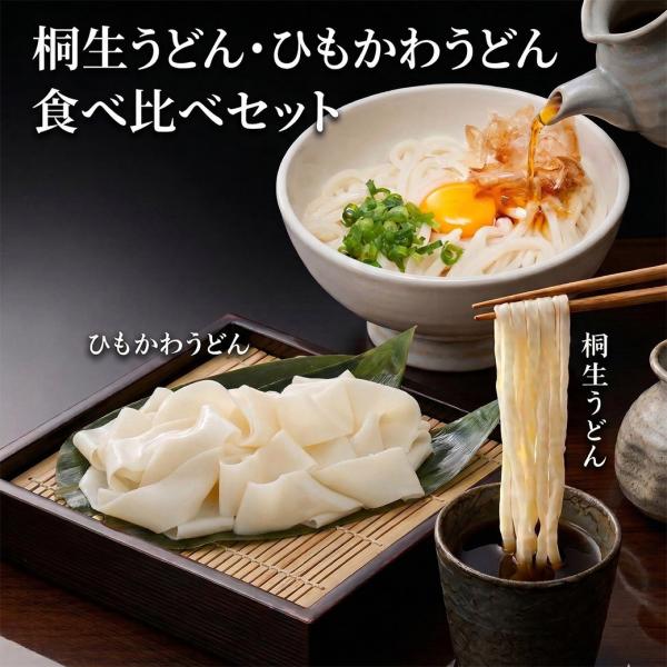 うどん ひもかわうどん 帯麺 170g　桐生うどん 270g×2袋 つゆ無し 送料無料 お試し ポイント消化 爆買
