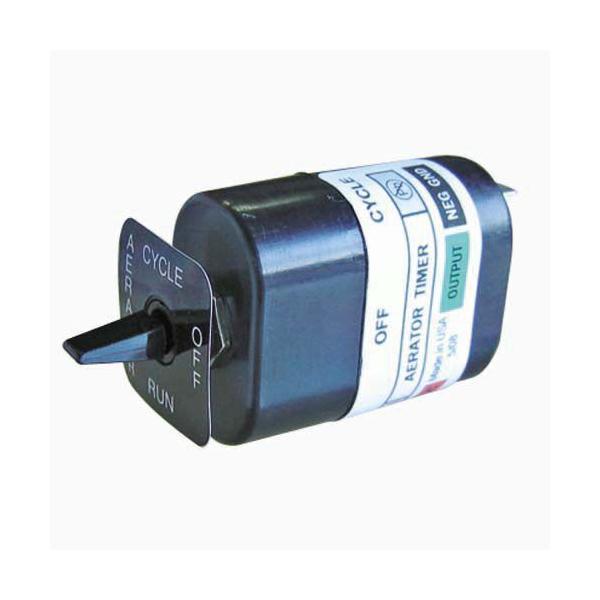 商品コード：142923コンパクトサイズのエアレータースイッチです。スイッチは「CYCLE-OFF-RUN」の3ポジション。「CYCLE」にすると、まず3分間停止後、30秒作動＆3分間停止を繰り返します。「RUN」は連続作動になります。※配...