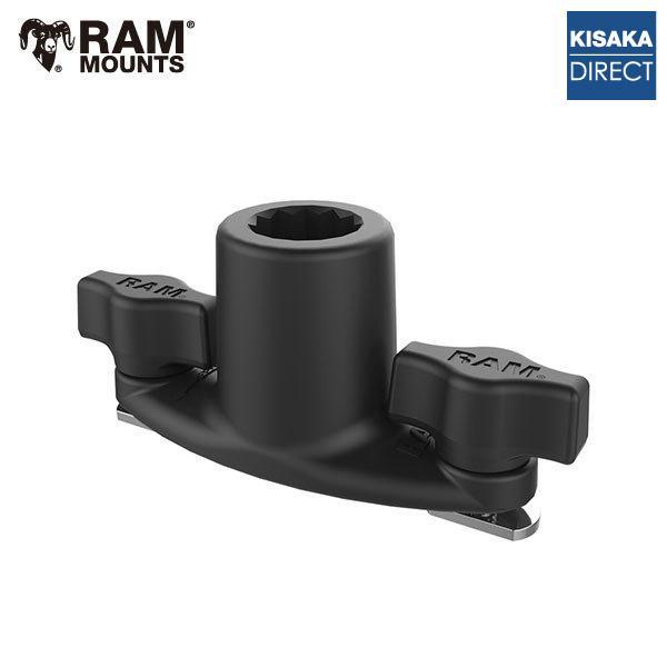 商品コード：181145RAMマウントのスプラインポスト用、トラックベースです。レールへは2つのTボルトでしっかりと固定することが出来ます。RAM Tough-Trackレールに取付可能です。◆Tボルト寸法：0.48" × 0.95"(約1...