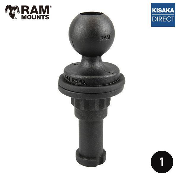 商品コード：183541RAMスプラインポストベースに挿して使用する、1インチボールの付いたスイベル式ポストです。◆サイズ：フランジ外径38mm×全高91mm(×首上長44mm)◆材質：高強度複合材◆重量：50g◇RAM MOUNTS / ...