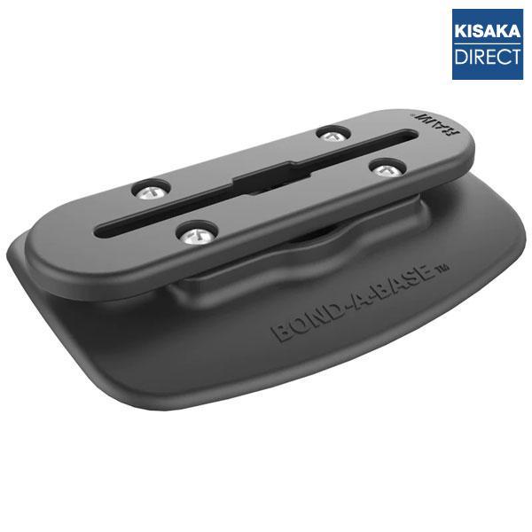 商品コード：220398RAM Bond-A-Base 黒色 タフトラックレール付きインフレータブルボートやフローター、サップボード等に取り付けて標準装備のタフトラックレールにお気に入りのデバイス（アクションカメラ、魚探、Xグリップ、ドリン...