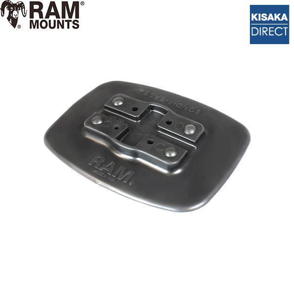 商品コード：221398RAM Bond-A-Base 黒色 レールマウント無しモデルインフレータブルボートやフローター、サップボード等に取り付けて別売りのボールマウントにお気に入りのデバイス（アクションカメラ、魚探、Xグリップ、ドリンクホ...