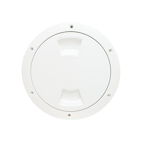 商品コード：355726ABS樹脂製のインスペクションポート(点検口/インスペクションハッチ)です。蓋は回すことで開閉ができ、ベース部分に組み込まれたオーリングにより防水性も高められており、人気でおすすめです。◆カラー：ホワイト◆6インチタ...
