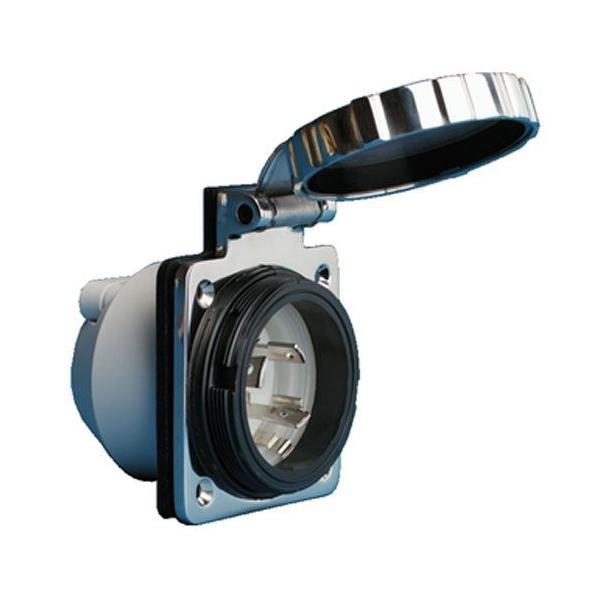 陸電ケーブル コンセント 30A 125V用 パワーインレット 陸電ケーブル コンセント 30A 125V用 パワーインレット