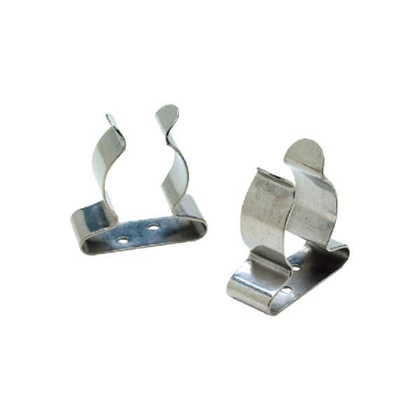 商品コード：372031ステンレス製のパイプ(ポール)クリップです。パドルやオール、ボートフックなどの固定にご使用ください。取り付けネジは別途ご用意ください。◆適合パイプサイズ：25mm〜36mm推奨◆外寸法：縦53×横51×幅19(mm)...