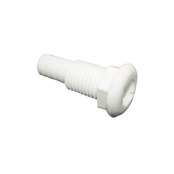 スルハル ストレート 19mm 3/4インチ プラスチック ホワイト : キサカ