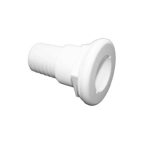 商品コード：504294内径38mm(1-1/2インチ)ホース対応のプラスチック製ストレートスルーハルです。◆ ストレートタイプ◆ 対応ホース: 内径38mm(1-1/2インチ)ホース◆ 本体内径: フランジ側 38mm  / ニップル側 ...