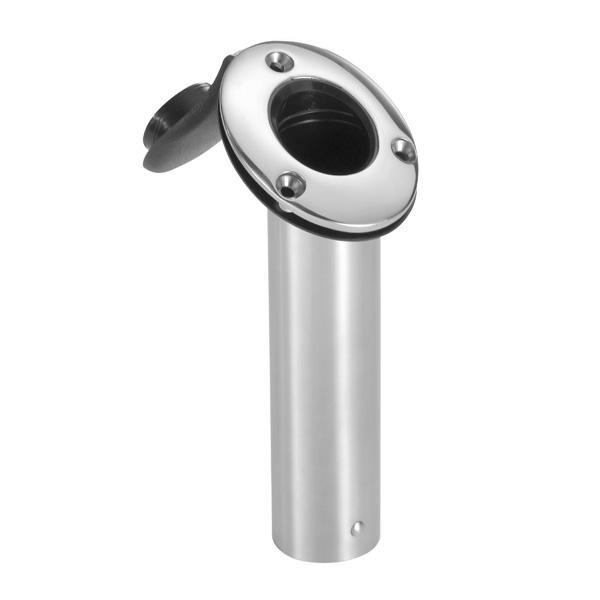 ロッドホルダー ステンレス 船 ロッドスタンド 30度 埋め込み シングル